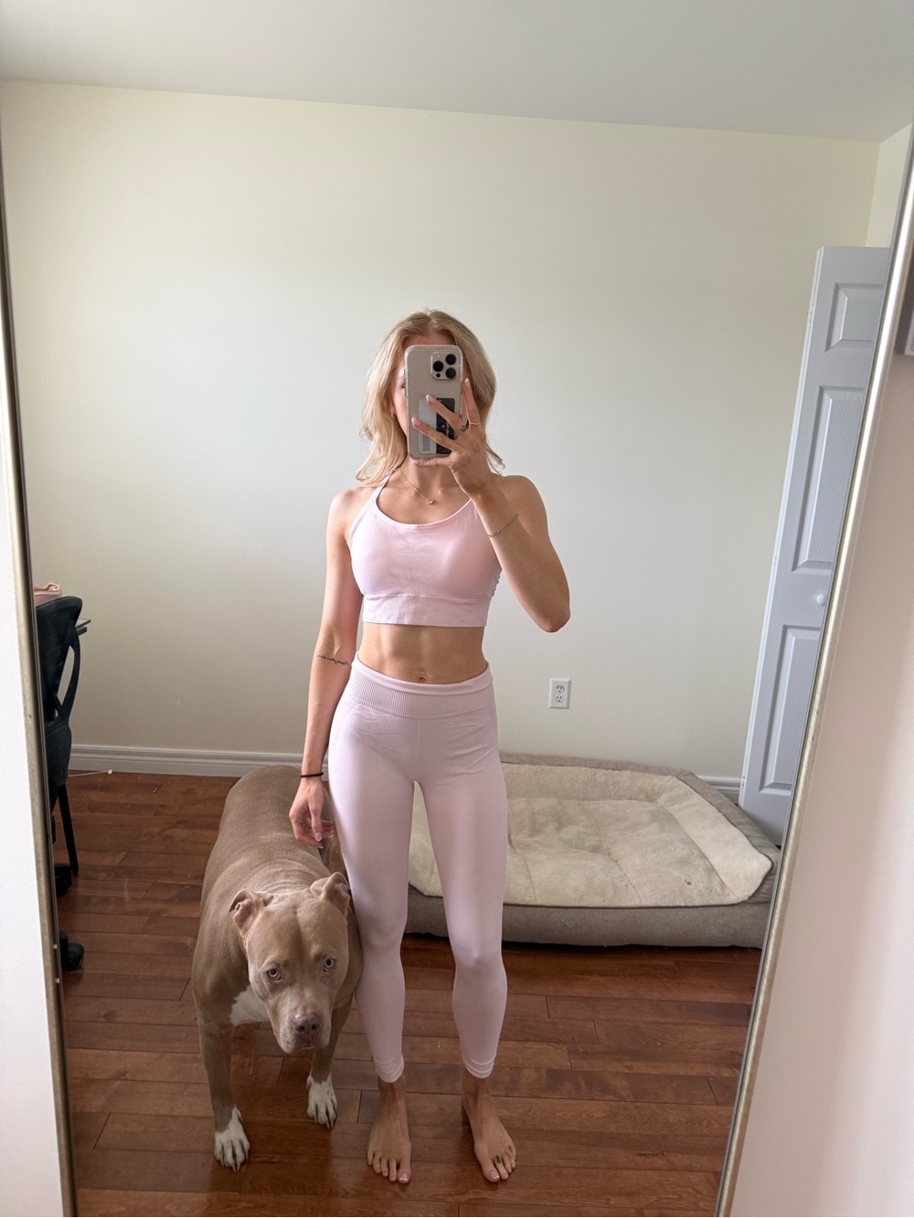 New Balance light pink set